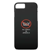 No Kings In The USA America Say No King Crown Clas iPhone 8/7 Case