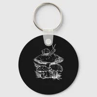 Cottagecore Aesthetic Mushroom Snail Fungi Goblinc Keychain
