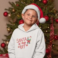 Fun Santa is my BFF Christmas Humor Hoodie