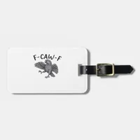 F-Caw-F Classic Minimal Clean Luggage Tag