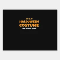 Halloween Donald  Costume Trumpkin Ideas Classic Sign