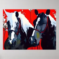 Two Horses Poster