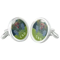 Meadow of Love Autumn Wedding Cufflinks