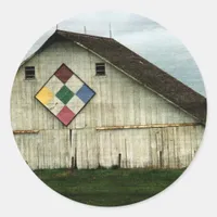 Only Memories, A Barn That Once Was Classic Round Sticker
