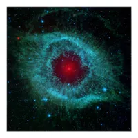 Helix Nebula or NGC 7293, Planetary Nebula Poster