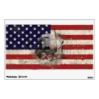 Flag and Symbols of United States ID155 Wall Sticker