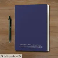 Navy Blue Legal Document Folder