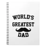 Worlds greatest dad notebook