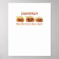 Trumpkin Funny Design Poster