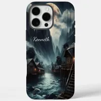 Moonlight Village iPhone 16 Pro Max Case