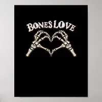 Love Skeleton Hand Classic Look Poster