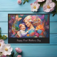 Mother with Baby Girl First Mother's Day Card