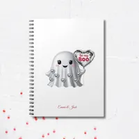 Romantic Valentine's Day Ghost Notebook