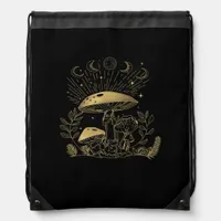 Cottagecore Mushrooms Fungi Goblincore Aesthetic Drawstring Bag