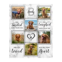 Marble Pet Memorial Photo Collage Keepsake Plaque Acrylic Print