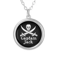 Captain Jack Silver Plated Necklace