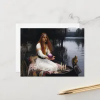 Silly Lady of Shallot Parody Postcard