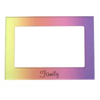 Magnet Frame - Family and Rainbow colors