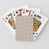 Multicolor Christmas Tree Poker Cards