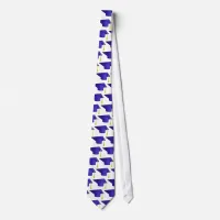 Class of 20XX Blue Cap Graduation Tie