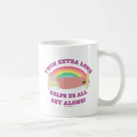 Fun Twin XL Dorm Living College Life Slogan Coffee Mug