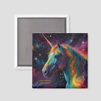  Symphony of the Galaxy - Vibrant Horse color Magnet