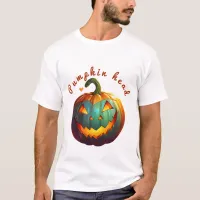 Cute Happy Little Pumpkin Vibes  T-Shirt