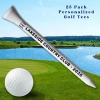 Custom Logo Country Club Golf Company Personalized Golf Tees