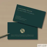 Stylish Minimalist Luxury Logo Business Card