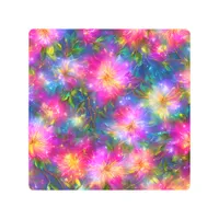 Floral Explosion Abstract Metal Print