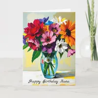 Happy Birthday Nana | Floral Card
