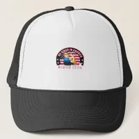 No Kings In America Since 1776 USA Flag Save  Esse Trucker Hat