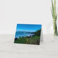 Ocean Seascape Landscape Thank You Card