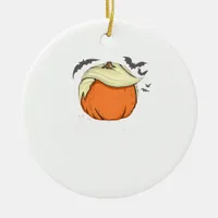 Trumpkin, Donald Halloween Ceramic Ornament