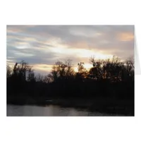 Mississippi River Backwaters Sunset