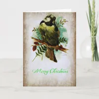 Christmas Bird Holiday Card