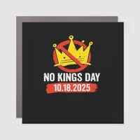 No King Patriotic Freedom No Kings In America Retr Car Magnet