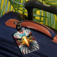 Majestic Eagle Close-Up Luggage Tag