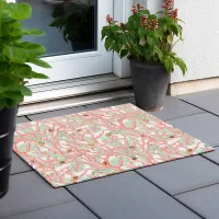 Beach Ocean Coral Branches Seashells Doormat