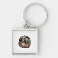 Valentines Till Death Do Us Part Classic Keychain