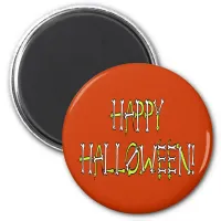 Halloween Snakes and Bones Text Magnet