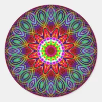 Psychedelic Mandala #2 Sticker