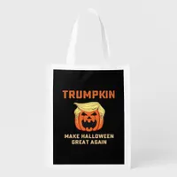 Trumpkin Make Halloween Great Again – Classic Pump Grocery Bag