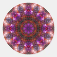 Purple Light Mandala  Sticker