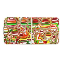 Retro Bubbles Digital Art   Beer Pong Table