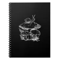 Cottagecore Aesthetic Mushroom Snail Fungi Goblinc Notebook