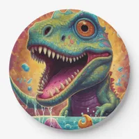  Baby shower Dino-Mite Paper Plates