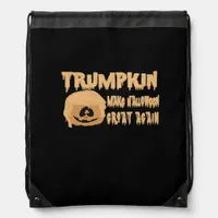 Trumpkin Make Halloween Great Again Classic – Skel Drawstring Bag