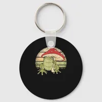 Cute Cottagecore Aesthetic Frog Mushroom Goblincor Keychain