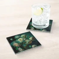 Beautiful Peony Flowers Beverage Coaster